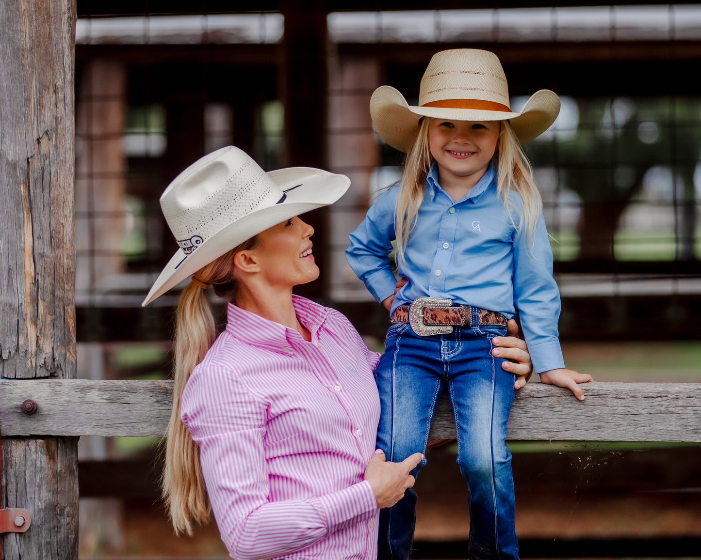 Ladies NEW Classic Fit Long Sleeve Shirt - Bubblegum Pink Stripe