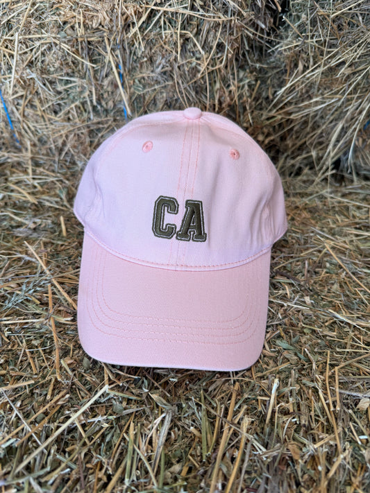 CampdraftAus Dad Cap - Peach