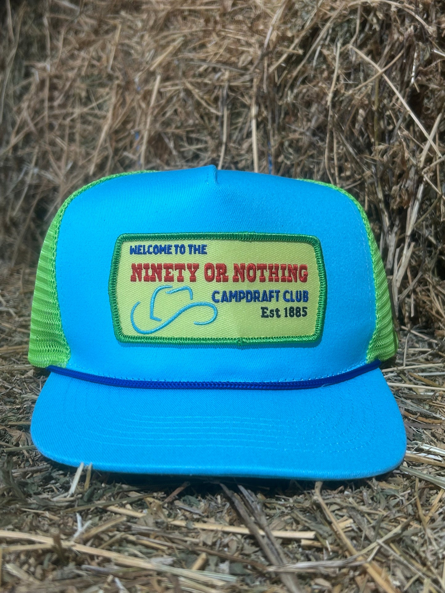 CampdraftAus Logo Cap - CampdraftKids Ninety Or Nothing Club