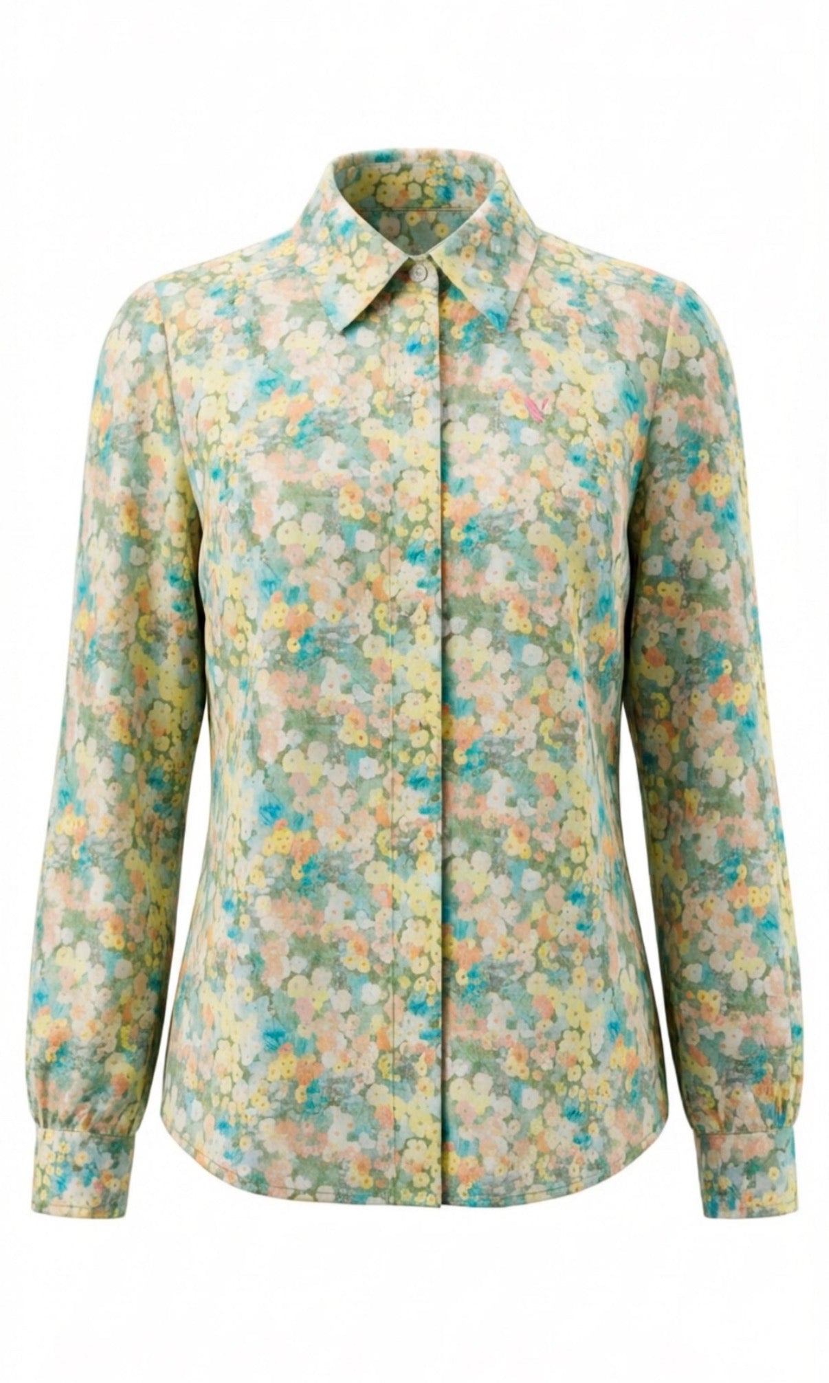 NINETY Ladies Long Sleeve Blouse - Spring Floral