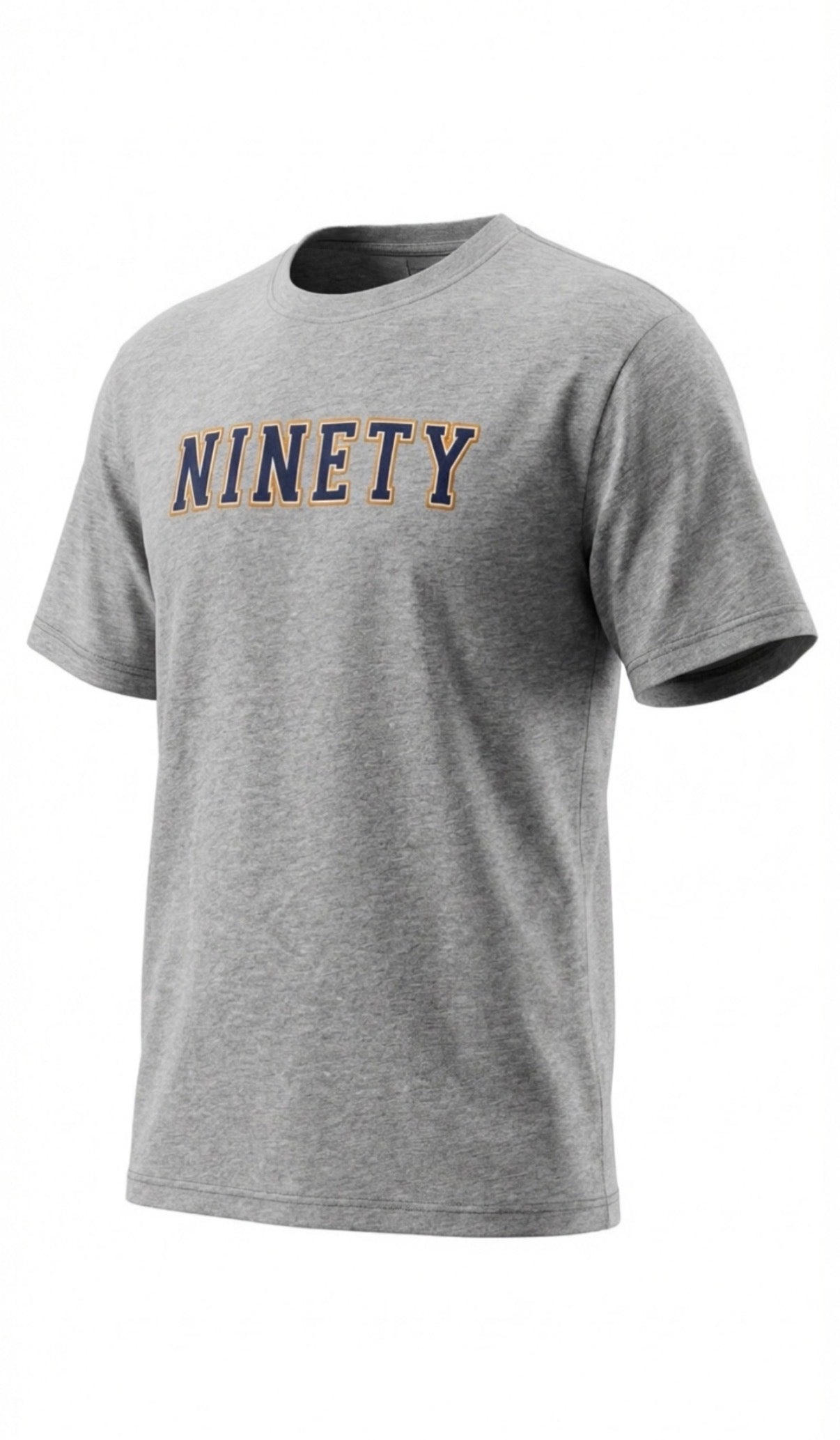 Mens Ninety Logo Tee - Grey