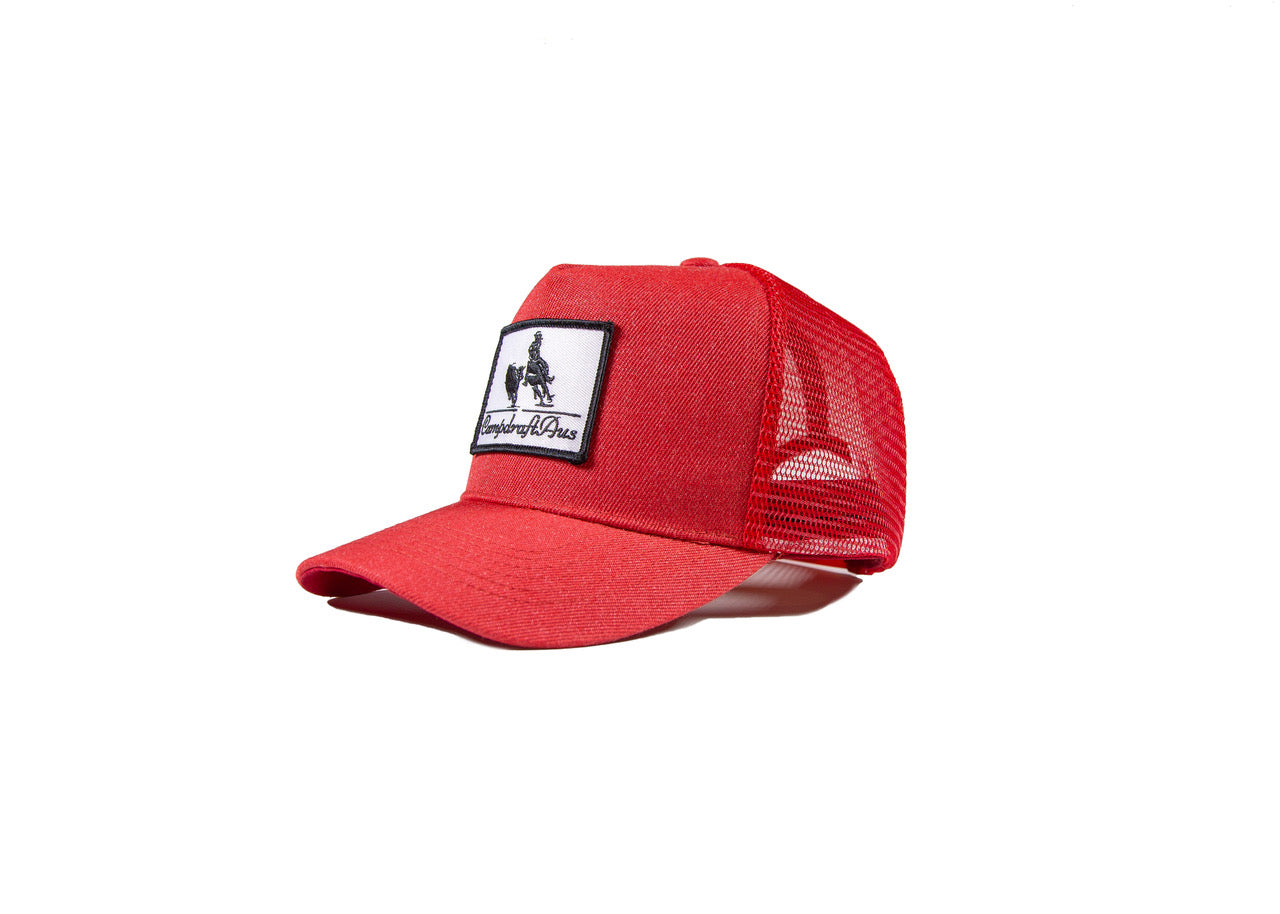 CLEARANCE - Rust Red CampdraftAus Vintage Cap