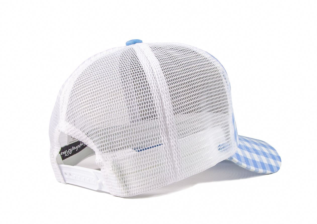 Blue Check CampdraftAus Vintage Cap