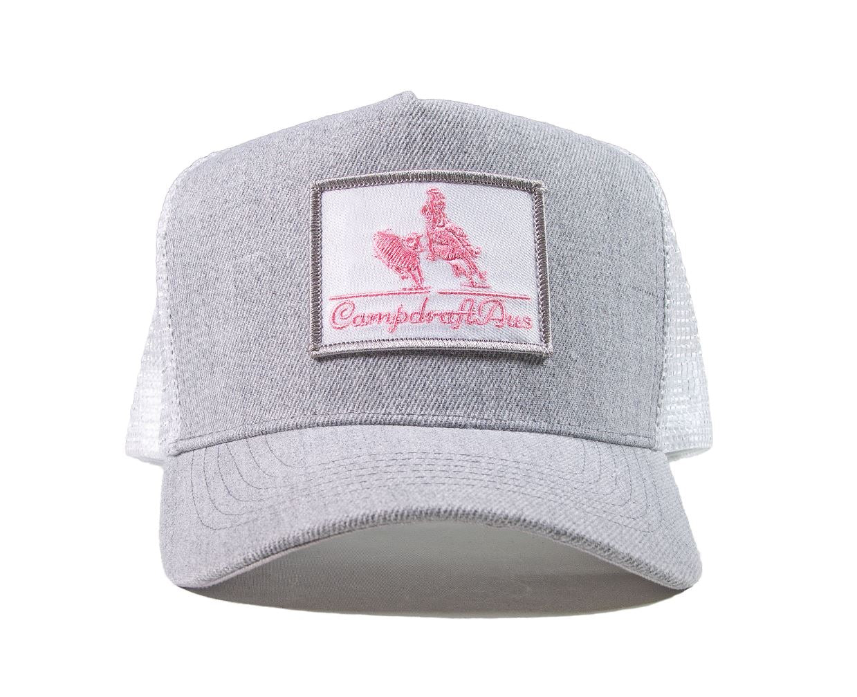 Grey/Pink Vintage CampdraftAus Vintage Cap