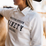 NINETY Ladies Sweat - Ivory