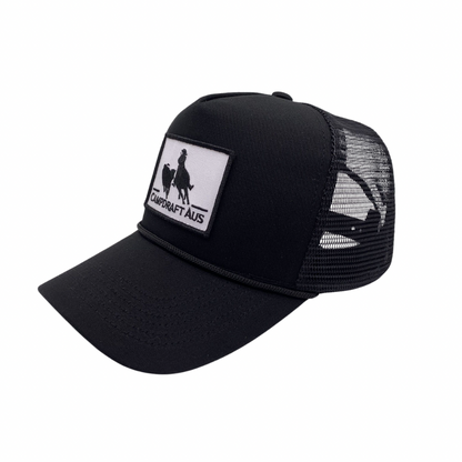 Matt Black Vintage 2.0 Trucker Cap