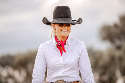 Ladies Oxford Shirt - White