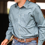 Men's Long Sleeve Shirt - Dark Teal
