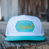 CampdraftAus Certified Logo Cap - White/Teal