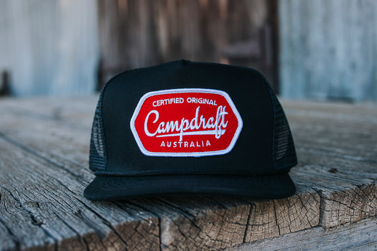 CampdraftAus Certified Logo Cap - Black
