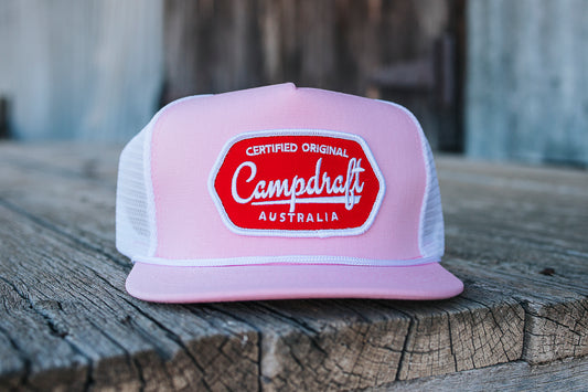 CampdraftAus Certified Logo Cap - Pink