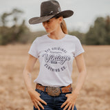 Ladies Vintage Tee - White