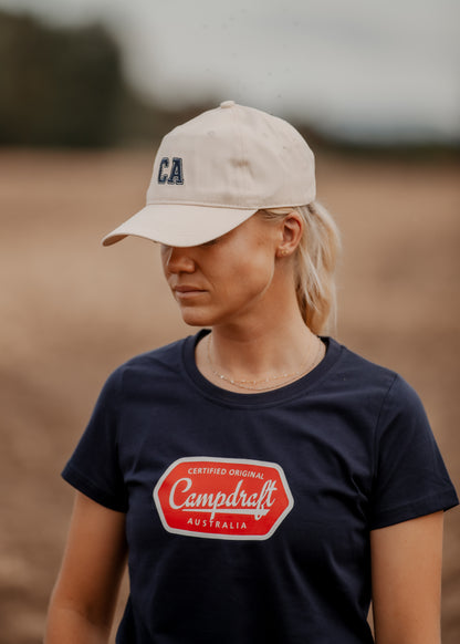 CampdraftAus Baseball Cap - Cream