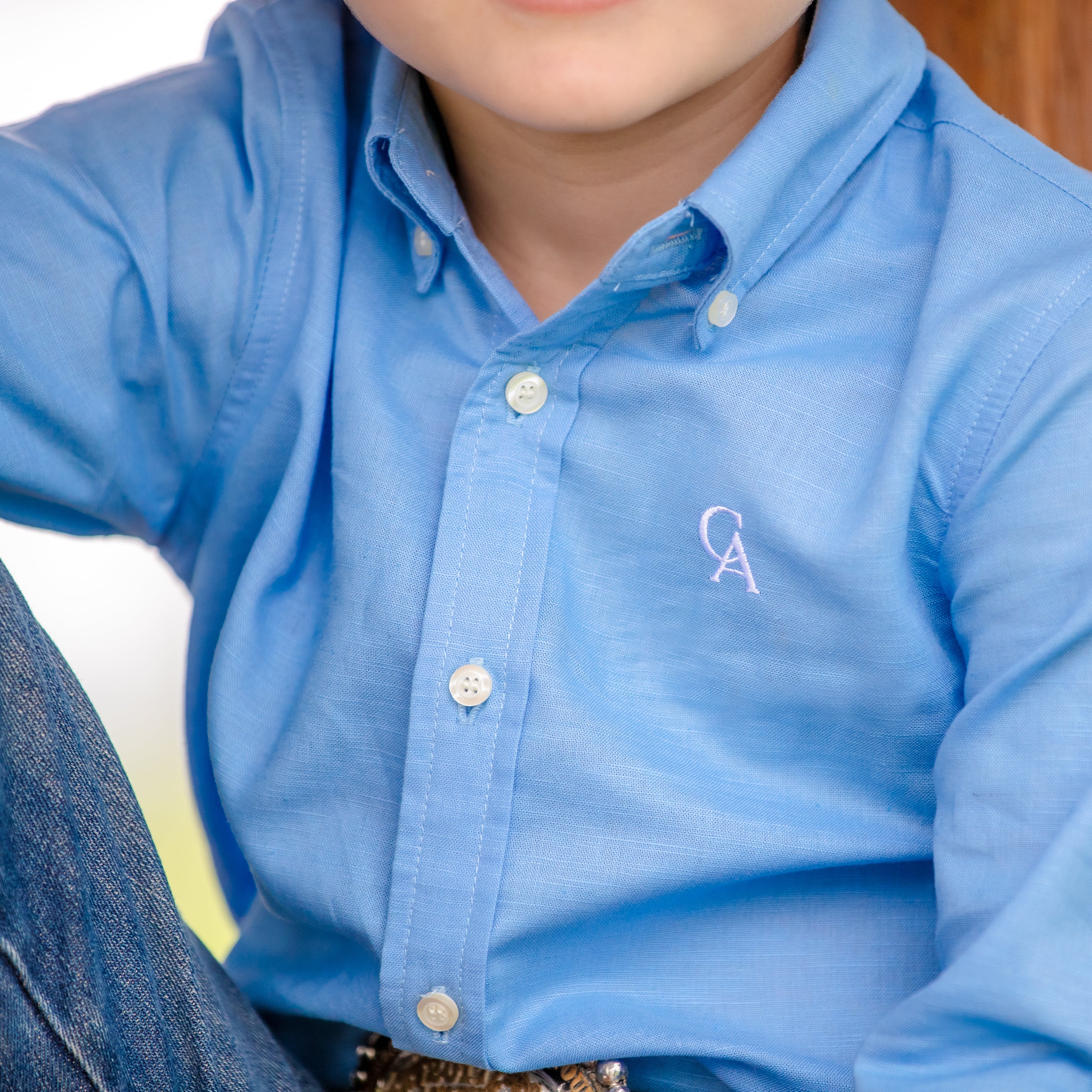 CampdraftKids Long Sleeve Shirt - Light Blue