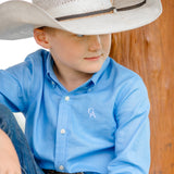 CampdraftKids Long Sleeve Shirt - Light Blue