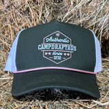 CampdraftAus Heritage Cotton Trucker Cap - Olive