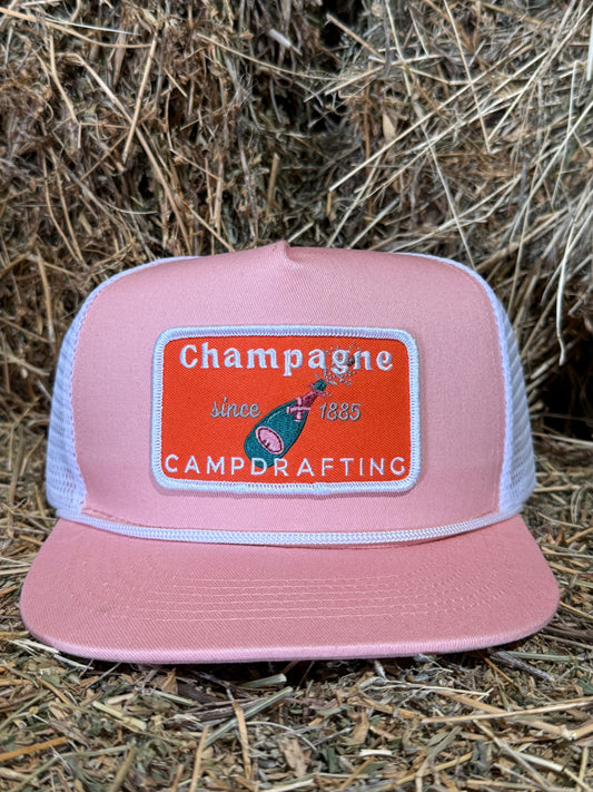 CampdraftAus Logo Cap - Champagne Campdrafting