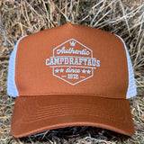CampdraftAus Heritage Cotton Trucker Cap - Rust