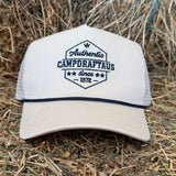 CampdraftAus Heritage Cotton Trucker Cap - Cream
