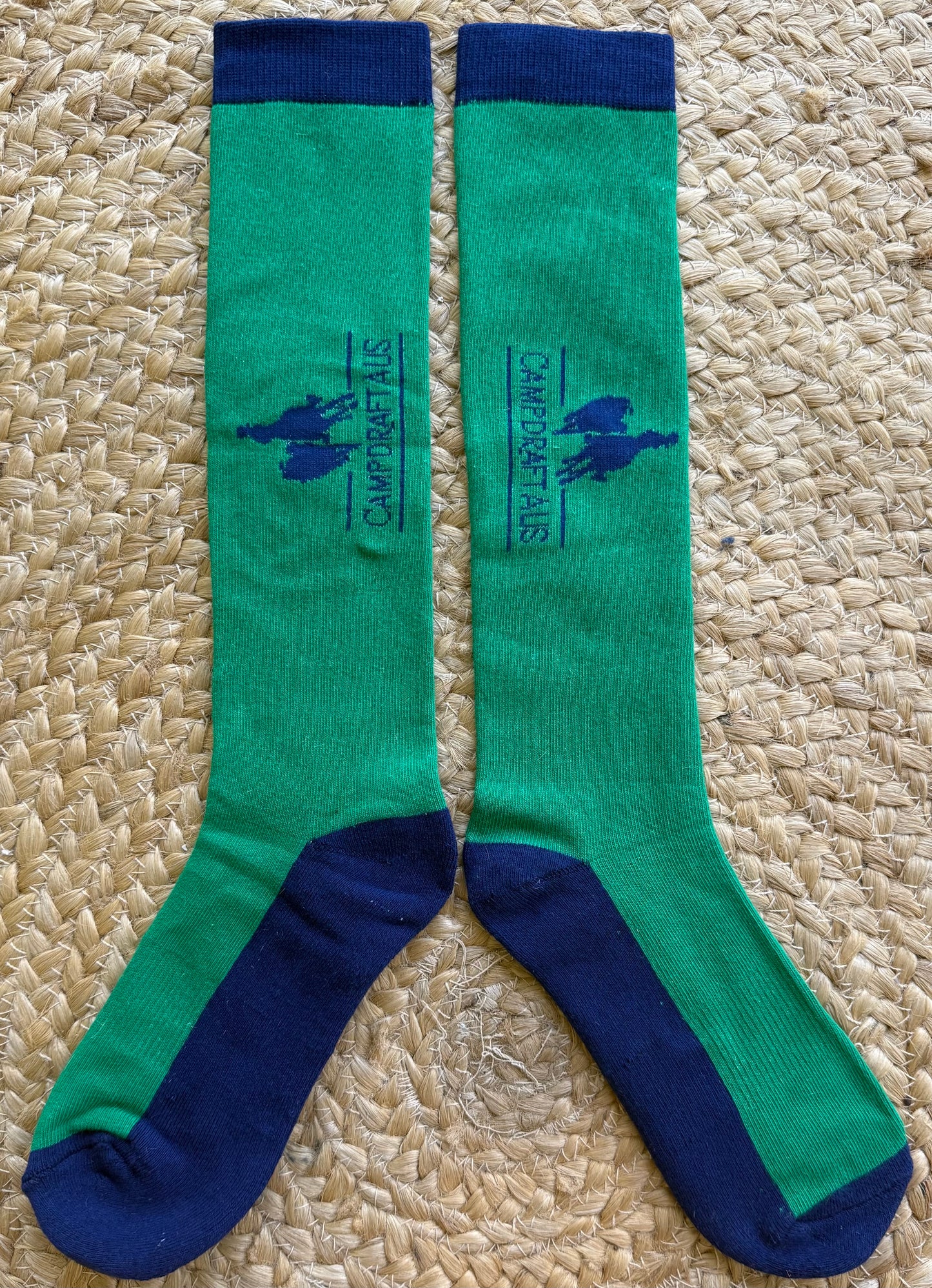 Performance Socks - Green/Navy