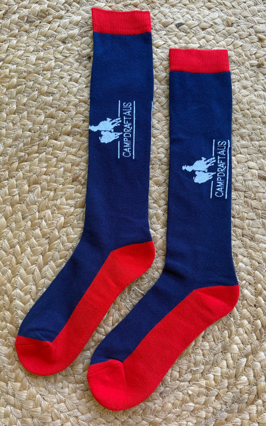 Performance Socks - Navy/Red