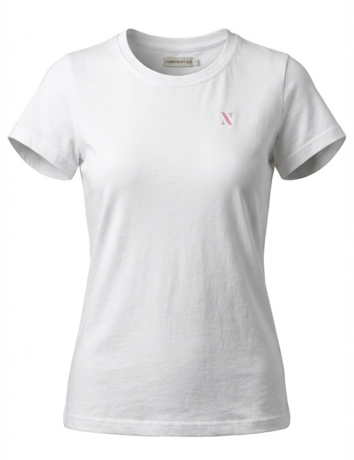 Ladies Ninety Logo Tee - White