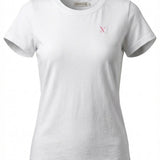 Ladies Ninety Logo Tee - White
