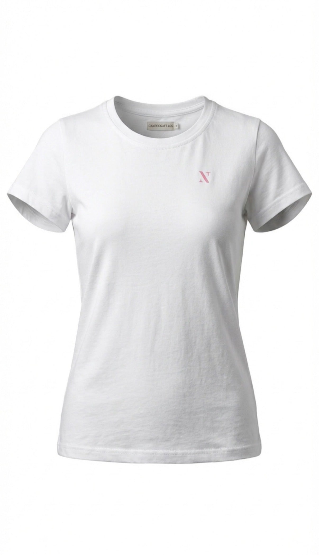 Ladies Ninety Logo Tee - White