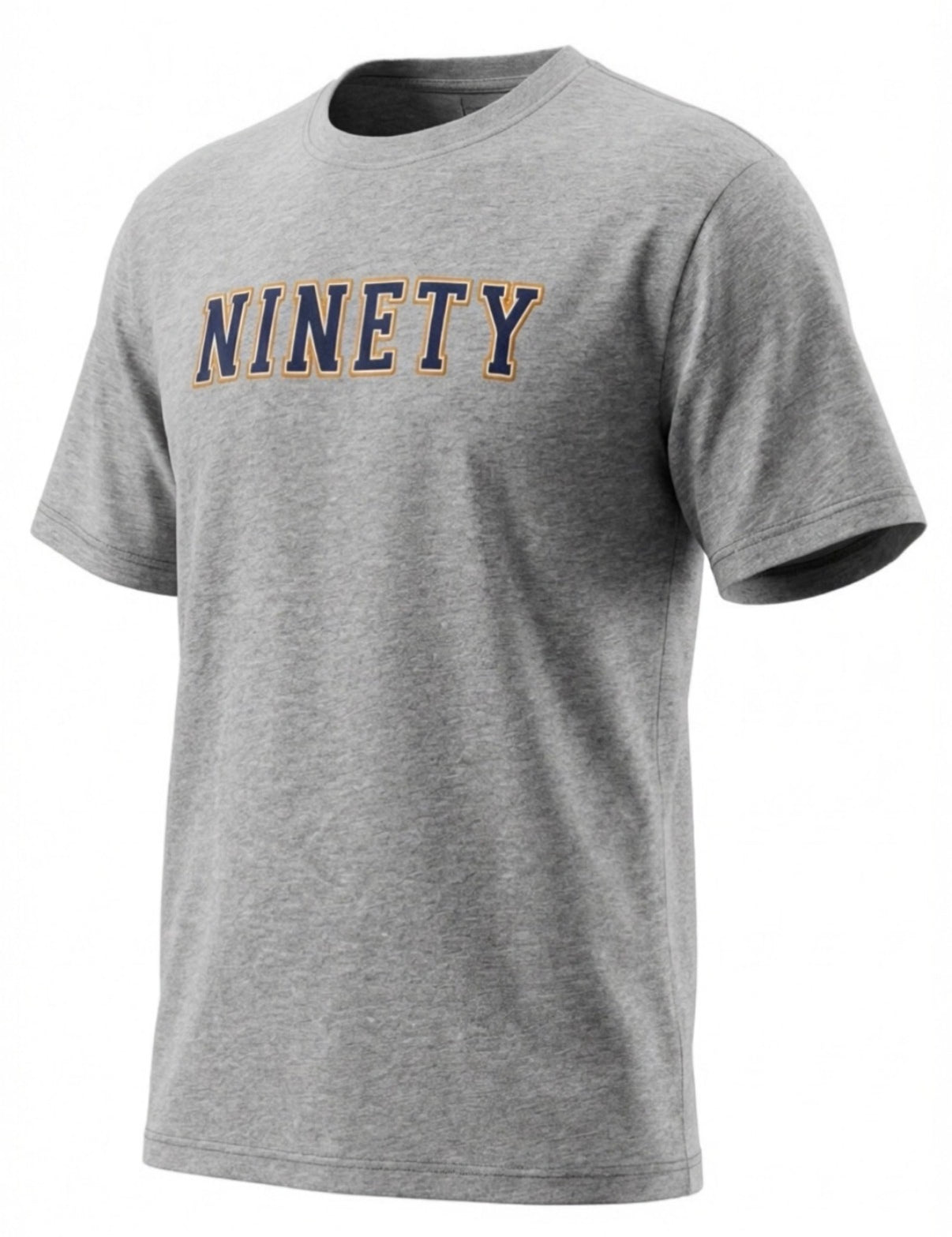Mens Ninety Logo Tee - Grey