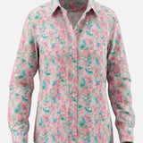 NINETY Kids Long Sleeve Shirt - Pink Floral