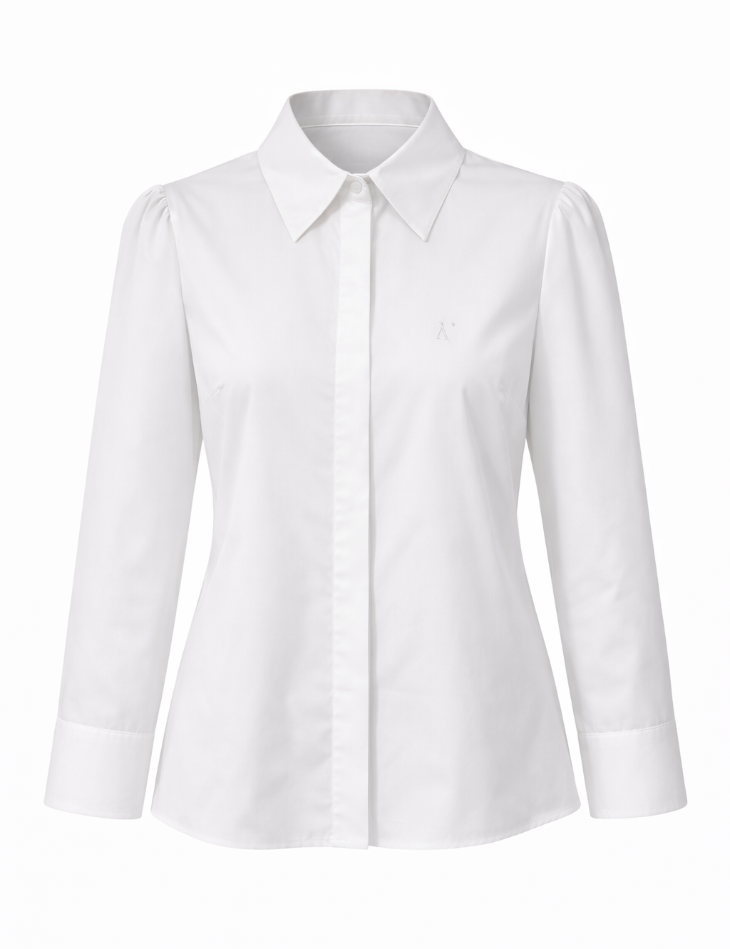 NINETY Ladies Long Sleeve Blouse - Ivory