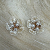 Button Cover - Pearl Flower (each)