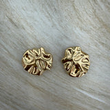 Button Cover - Gold Round (each)
