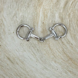 Scarf Ring - Silver Snaffle