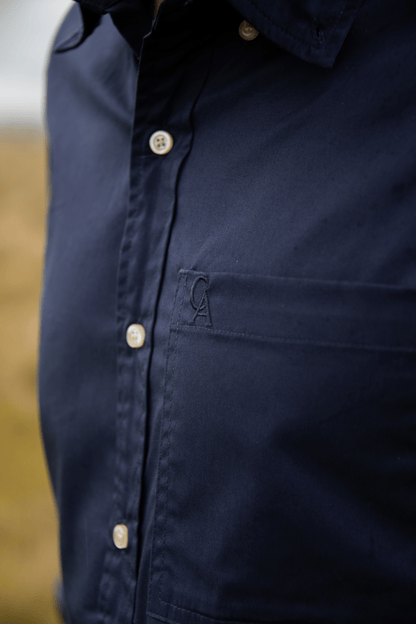 Men's Long Sleeve Shirt - Navy