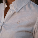 Ladies Slim Fit Long Sleeve Shirt - White