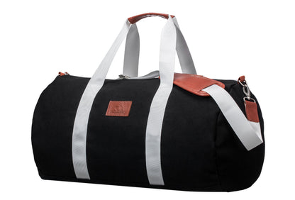 CLEARANCE - Black Canvas Weekender Bag