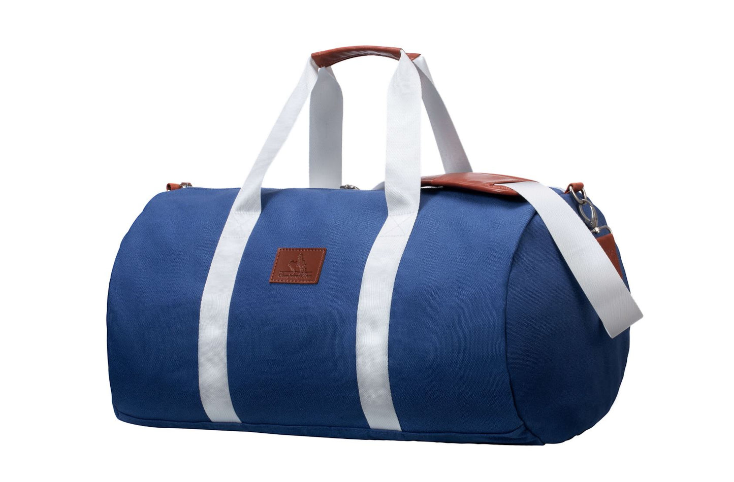CLEARANCE - Blue Canvas Weekender Bag