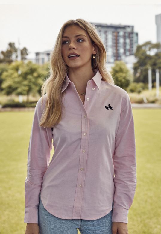 Polo oxford shirt on sale womens