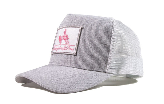 Grey/Pink Vintage CampdraftAus Vintage Cap