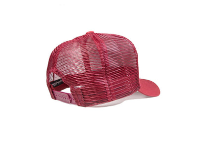 Maroon Vintage Cotton Trucker Cap